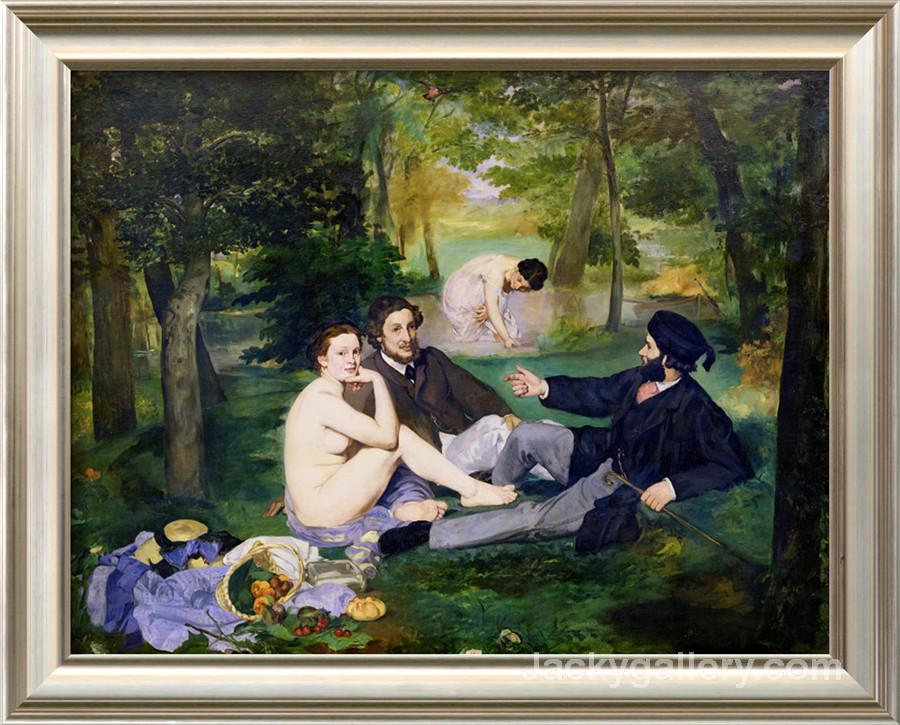 Dejeuner Sur L Herbe by Edouard Manet paintings reproduction